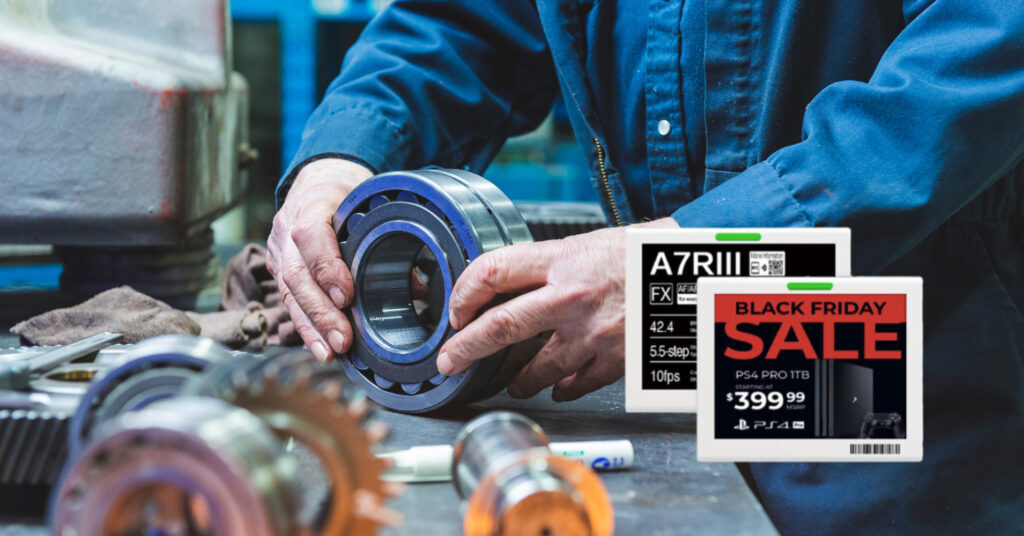 電子ペーパーで外国人スタッフをサポート